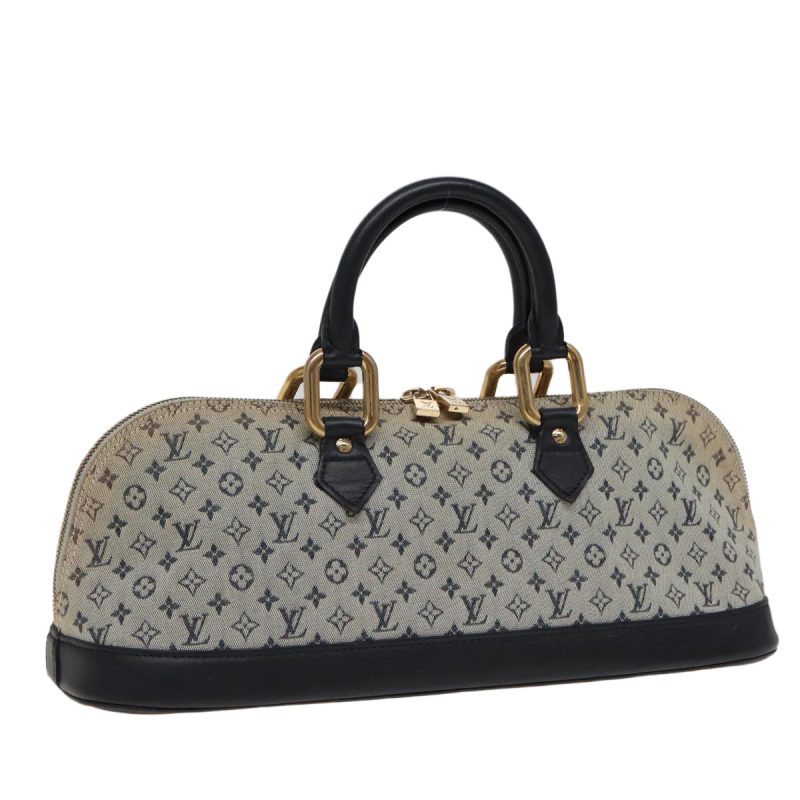 Louis Vuitton Monogram Mini Alma Ron Hand Bag Blue M92205  yk13373