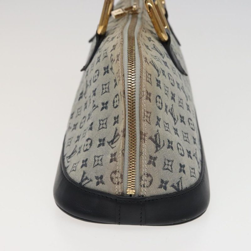 Louis Vuitton Monogram Mini Alma Ron Hand Bag Blue M92205  yk13373 - Image 4