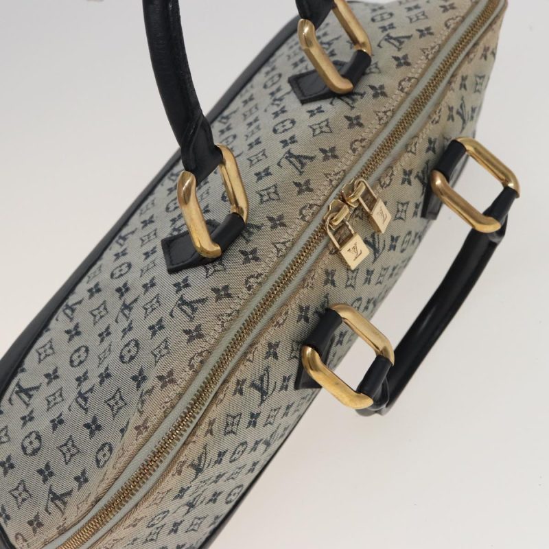 Louis Vuitton Monogram Mini Alma Ron Hand Bag Blue M92205  yk13373 - Image 6