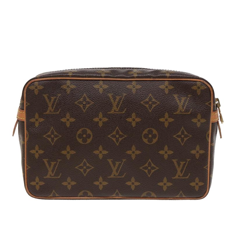 Louis Vuitton Monogram Compiegne 23 Clutch Bag M51847  yk13382 - Image 2