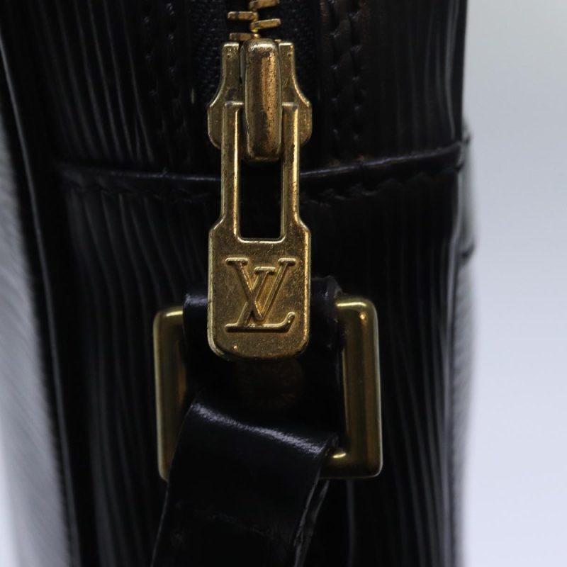 Louis Vuitton Epi Danube Shoulder Bag Black M45632  yk13384 - Image 9
