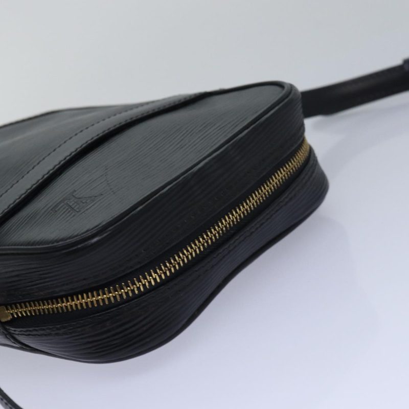Louis Vuitton Epi Danube Shoulder Bag Black M45632  yk13384 - Image 6