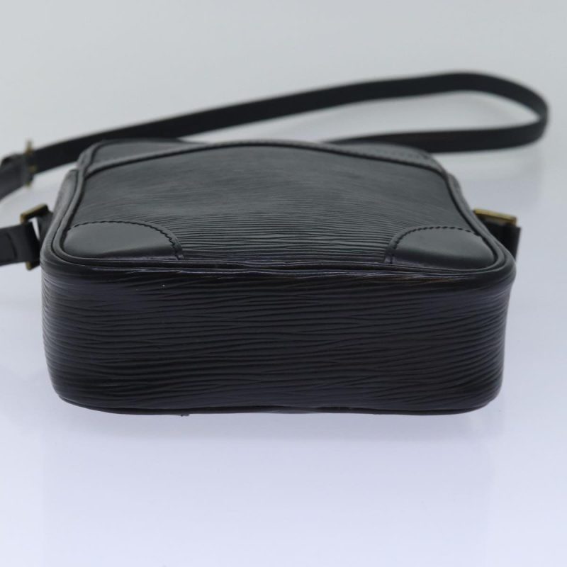 Louis Vuitton Epi Danube Shoulder Bag Black M45632  yk13384 - Image 5