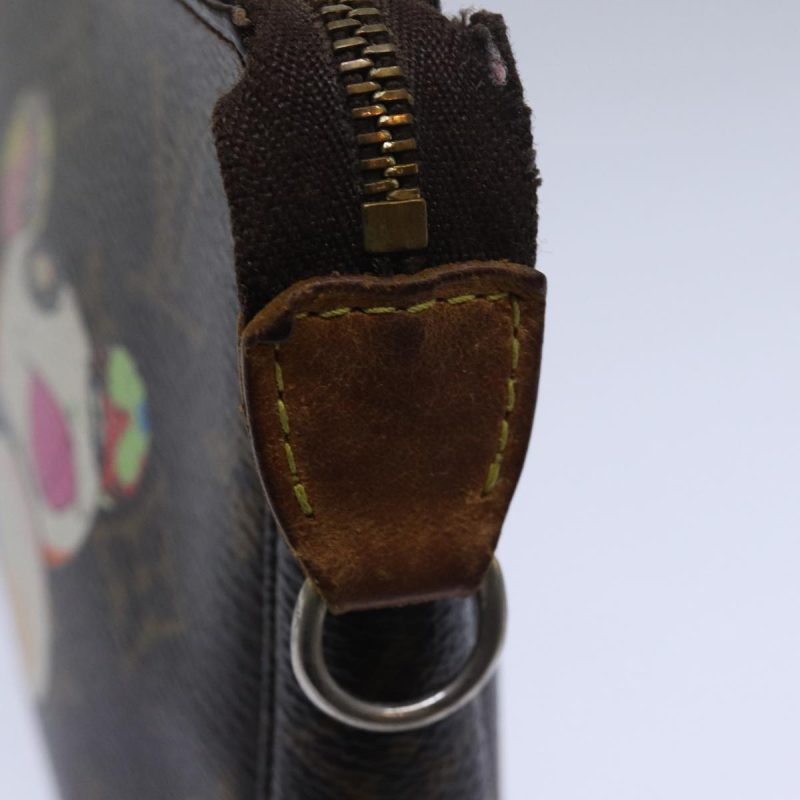 Louis Vuitton Monogram Panda Pochette Accessoires Pouch M51981  yk13387 - Image 9