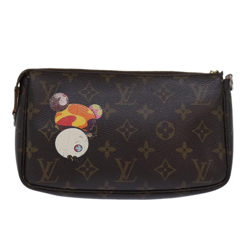 Louis Vuitton Monogram Panda Pochette Accessoires Pouch M51981  yk13387 - Image 2