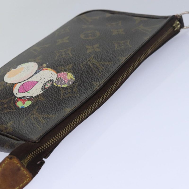 Louis Vuitton Monogram Panda Pochette Accessoires Pouch M51981  yk13387 - Image 5