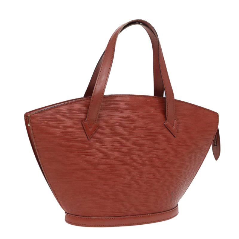 Louis Vuitton Epi Saint Jacques Hand Bag Brown M52263  yk13388