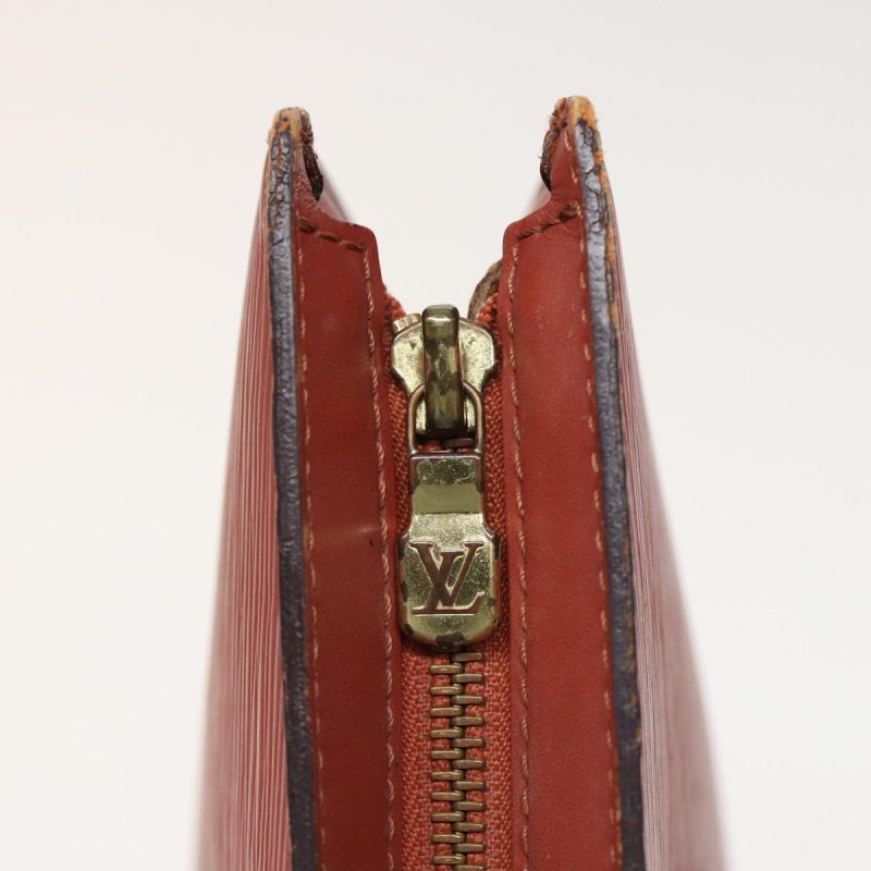 Louis Vuitton Epi Saint Jacques Hand Bag Brown M52263  yk13388 - Image 9