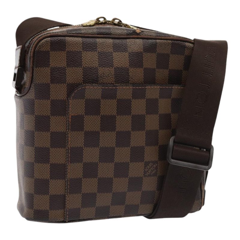 Louis Vuitton Damier Ebene Olaf PM Shoulder Bag N41442  yk14316
