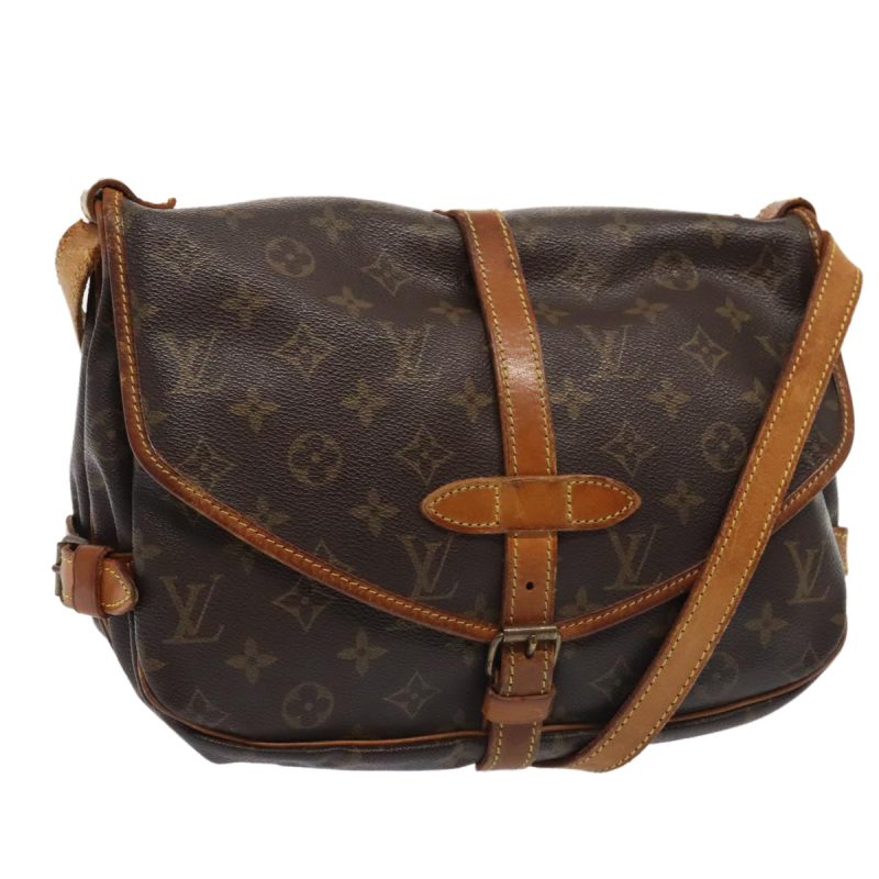 Louis Vuitton Monogram Saumur 30 Shoulder Bag M42256  yk14359