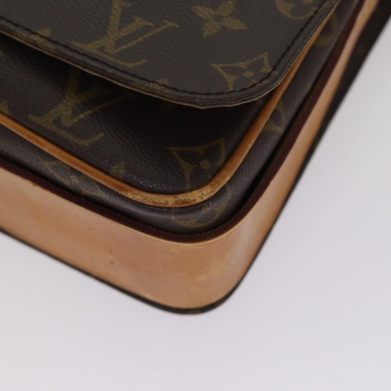 Louis Vuitton Monogram Cartouchiere GM Shoulder Bag M51252  yk14404 - Image 9