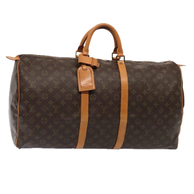 Louis Vuitton Monogram Keepall 60 Boston Bag M41422  yk14486