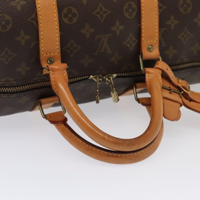 Louis Vuitton Monogram Keepall 60 Boston Bag M41422  yk14486 - Image 7