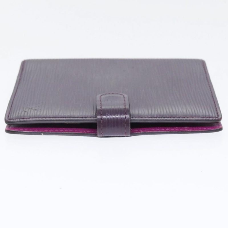 Louis Vuitton Epi Agenda PM Day Planner Cover Purple Cassis R2005K Auth yk14496 - Image 3