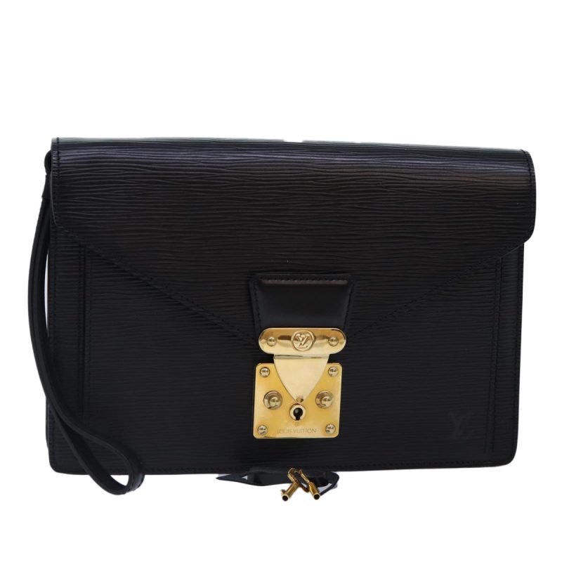 Louis Vuitton Epi Serie Dragonne Hand Bag Black Noir M52612  yk14514