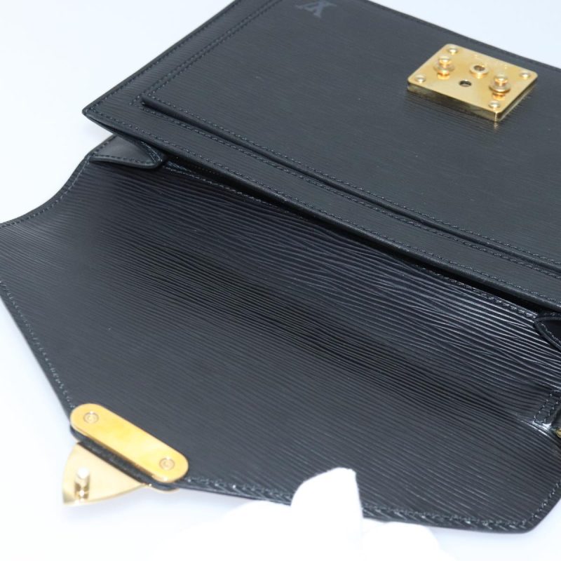 Louis Vuitton Epi Serie Dragonne Hand Bag Black Noir M52612  yk14514 - Image 9