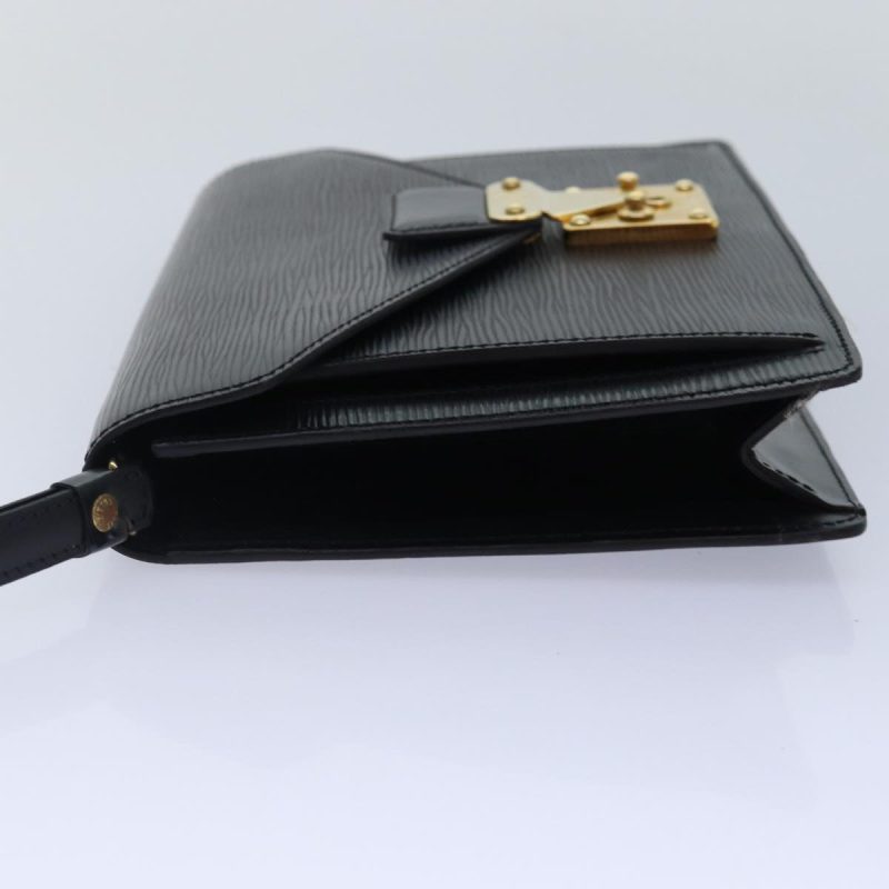 Louis Vuitton Epi Serie Dragonne Hand Bag Black Noir M52612  yk14514 - Image 4