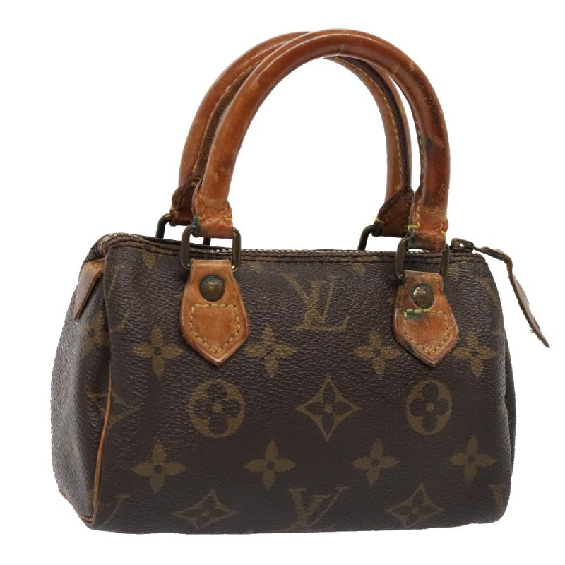 Louis Vuitton Monogram Mini Speedy Hand Bag Vintage M41534  yk14565