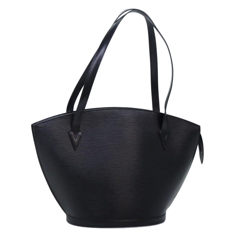 Louis Vuitton Epi Saint Jacques Shopping Shoulder Bag Black M52272 Auth yk14620