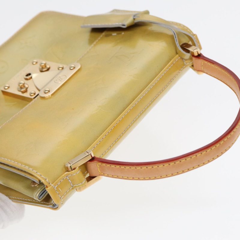 Louis Vuitton Monogram Vernis Spring Street Hand Bag Gris M91029  yk14630 - Image 6