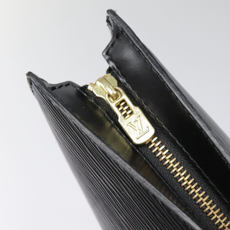 Louis Vuitton Epi Saint Jacques Hand Bag Black M52272  yk14634 - Image 10