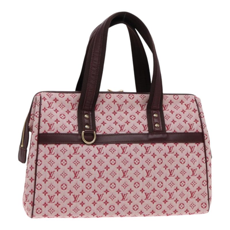Louis Vuitton Monogram Mini Josephine GM Hand Bag Red M92311  yk14643