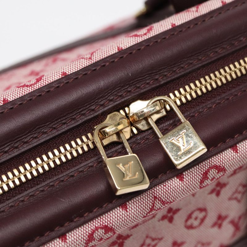 Louis Vuitton Monogram Mini Josephine GM Hand Bag Red M92311  yk14643 - Image 10