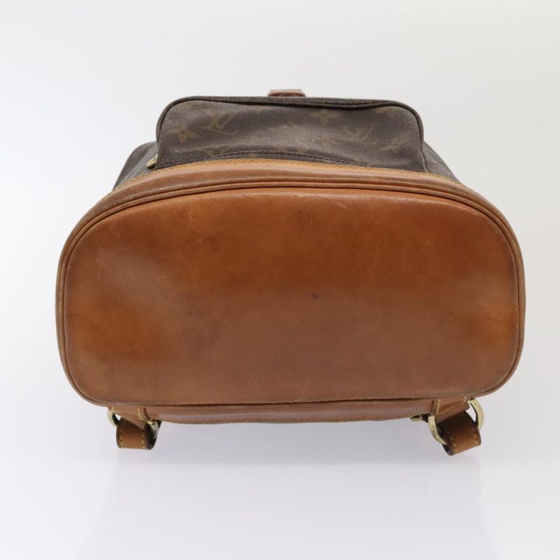 Louis Vuitton Monogram Montsouris MM Backpack M51136  yk14664 - Image 5