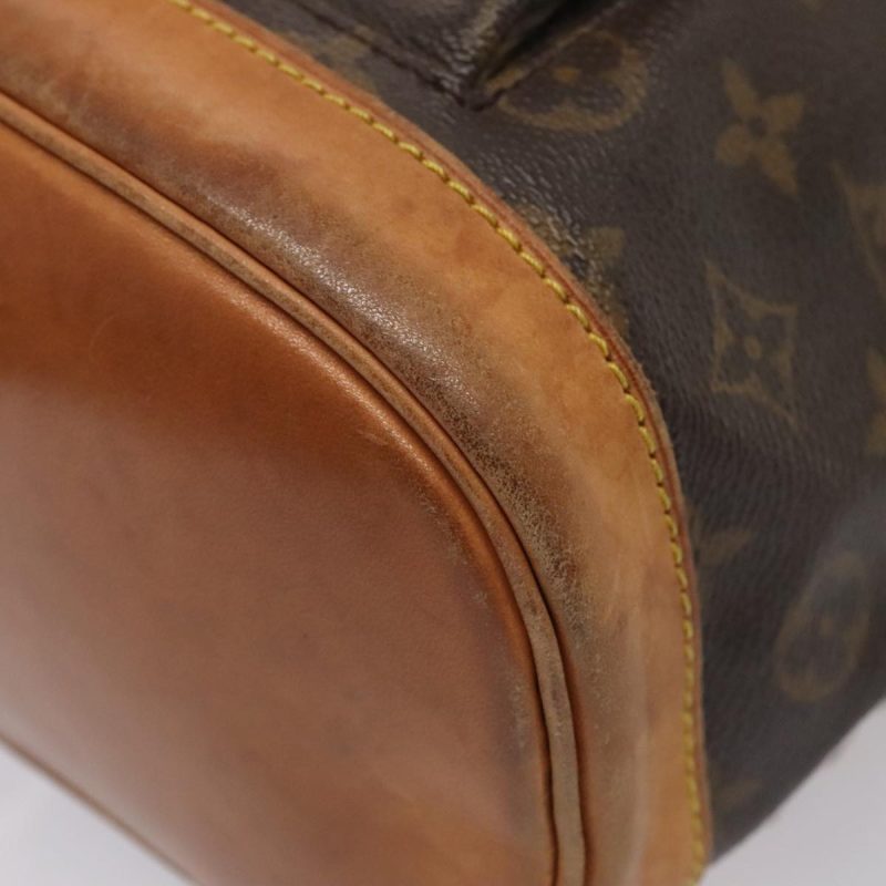 Louis Vuitton Monogram Montsouris MM Backpack M51136  yk14664 - Image 9