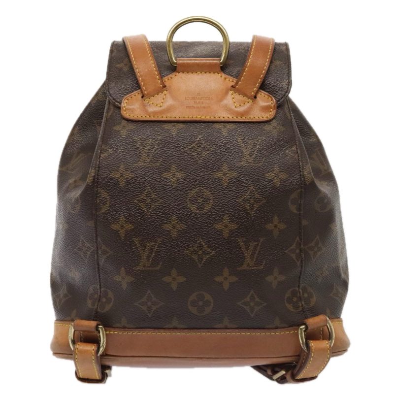 Louis Vuitton Monogram Montsouris MM Backpack M51136  yk14664 - Image 2