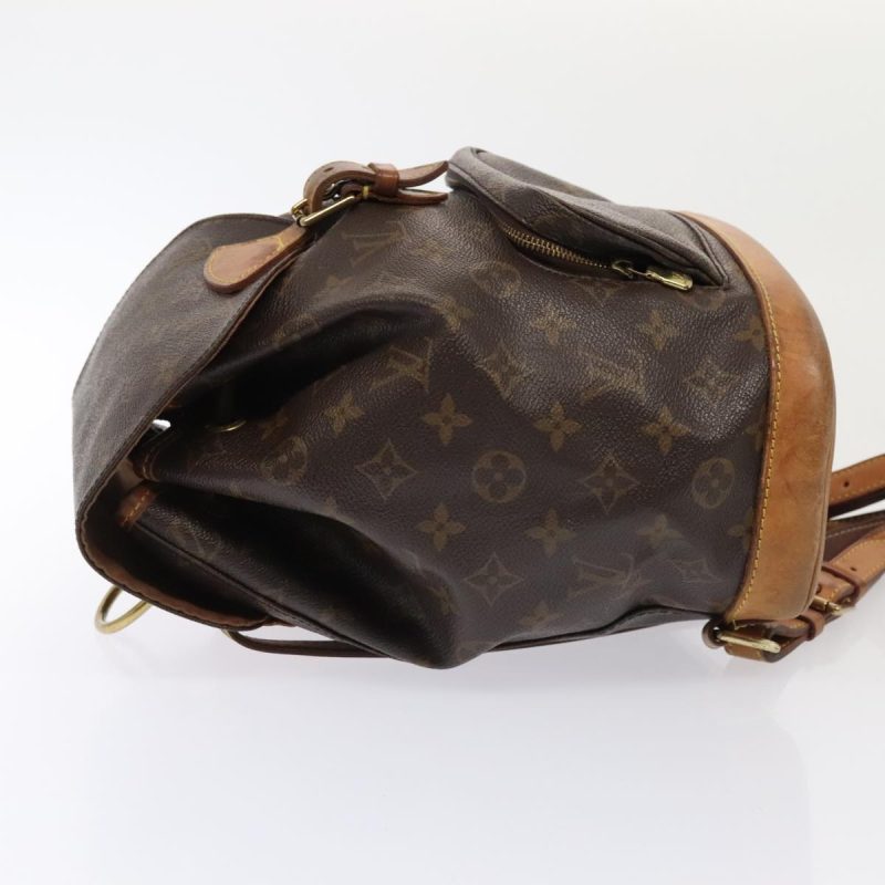 Louis Vuitton Monogram Montsouris MM Backpack M51136  yk14664 - Image 4