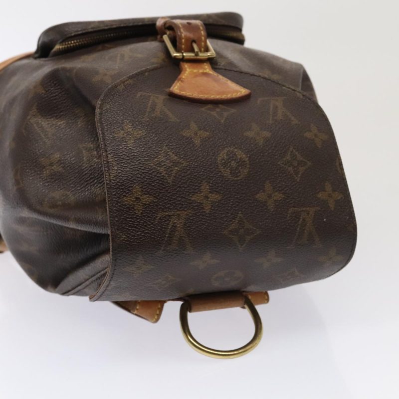 Louis Vuitton Monogram Montsouris MM Backpack M51136  yk14664 - Image 6