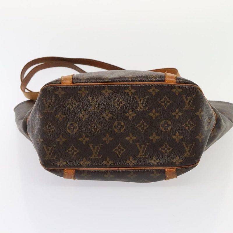 Louis Vuitton Monogram Sac Shopping Tote Bag M51108  yk14697 - Image 9