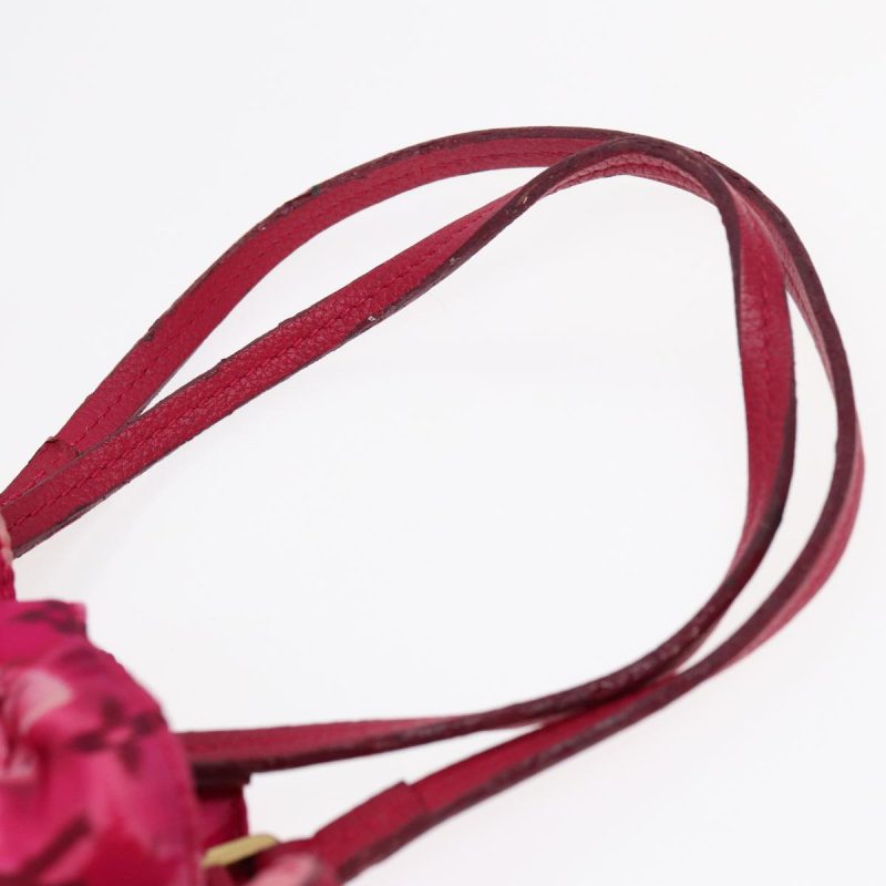 Louis Vuitton Ikat Flower Noe full MM Shoulder Bag Nylon Red M94313 Auth yk14721 - Image 8