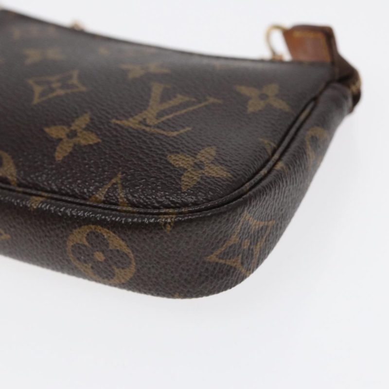Louis Vuitton Monogram Mini Pochette Accessoires Pouch M58009  yk14736 - Image 8