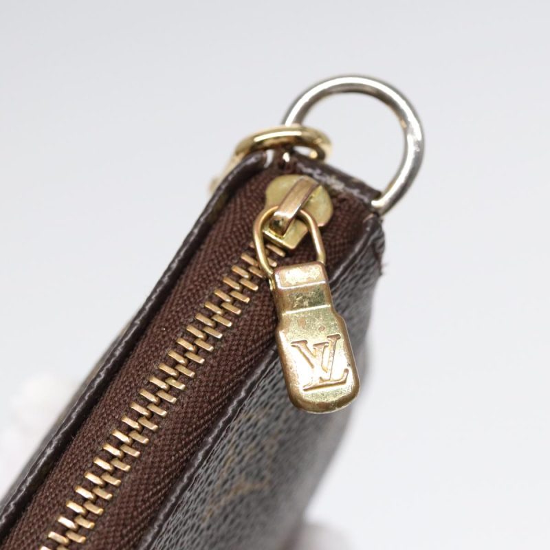 Louis Vuitton Monogram Mini Pochette Accessoires Pouch M58009  yk14736 - Image 9