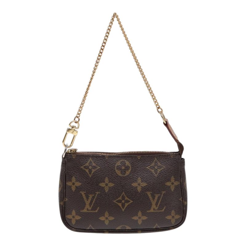Louis Vuitton Monogram Mini Pochette Accessoires Pouch M58009  yk14736 - Image 2