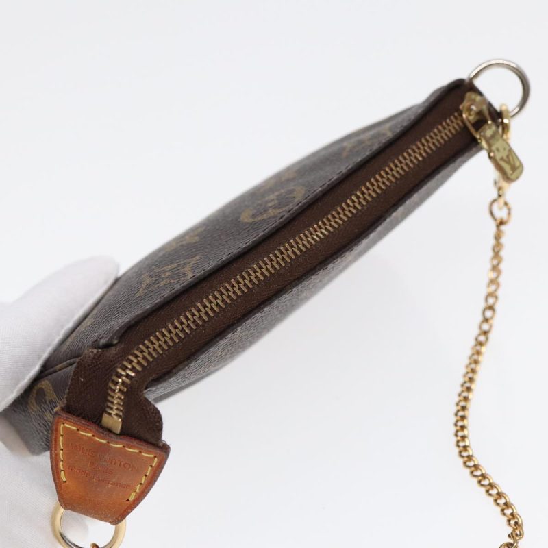 Louis Vuitton Monogram Mini Pochette Accessoires Pouch M58009  yk14736 - Image 5