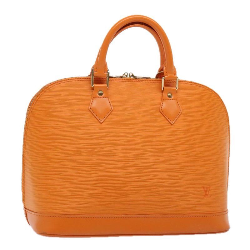 Louis Vuitton Epi Alma Hand Bag Orange Mandarin M5214H  yk14740