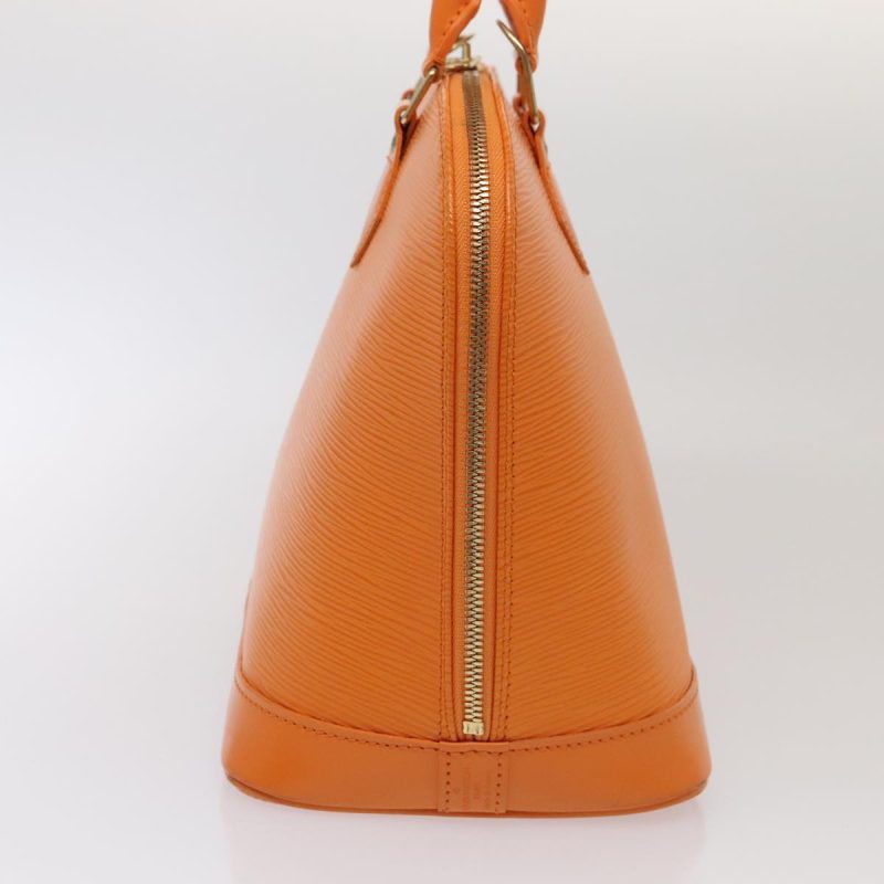 Louis Vuitton Epi Alma Hand Bag Orange Mandarin M5214H  yk14740 - Image 4