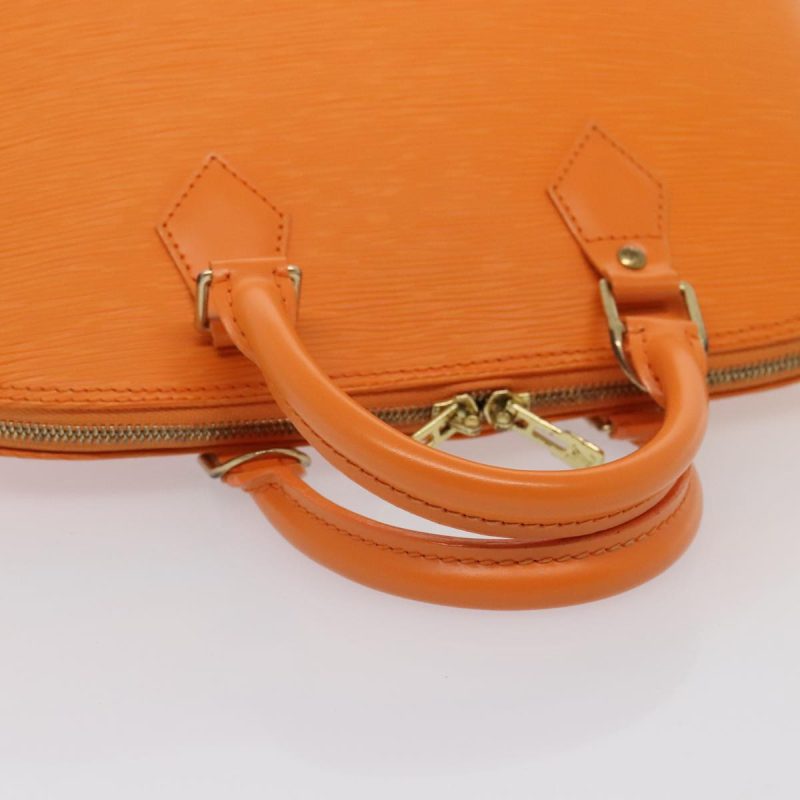 Louis Vuitton Epi Alma Hand Bag Orange Mandarin M5214H  yk14740 - Image 7