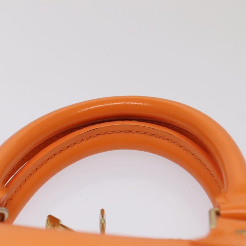Louis Vuitton Epi Alma Hand Bag Orange Mandarin M5214H  yk14740 - Image 8