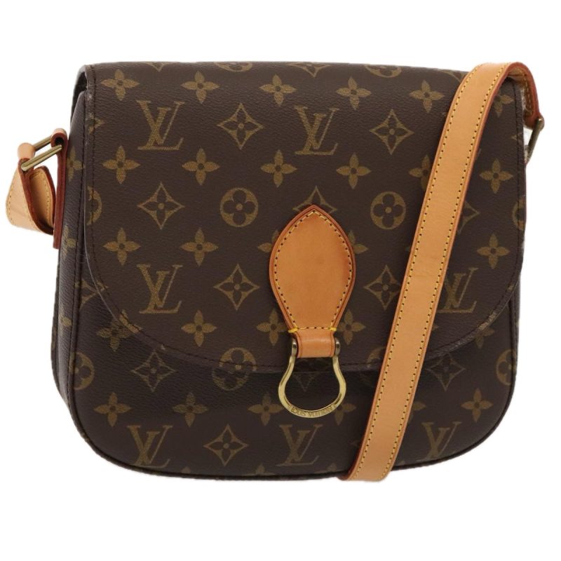 Louis Vuitton Monogram Saint Cloud GM Shoulder Bag M51242  yk14754A
