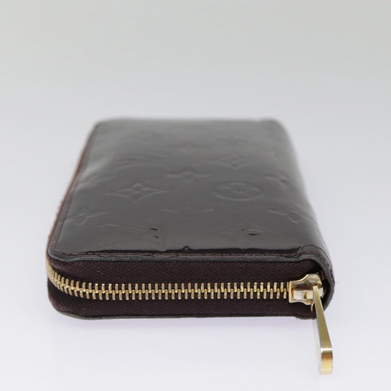 Louis Vuitton Monogram Vernis Zippy Wallet Wallet Amarante M93522 Auth yk14773 - Image 3