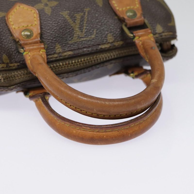 Louis Vuitton Monogram Mini Speedy Hand Bag Vintage M41534  yk14782 - Image 8