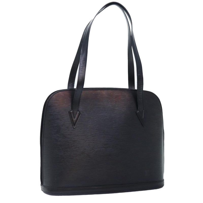 Louis Vuitton Epi Lussac Shoulder Bag Black M52282  yk14806