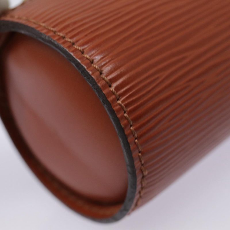 Louis Vuitton Epi Soufflot Pouch Brown  yk14808 - Image 9