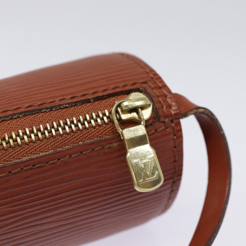 Louis Vuitton Epi Soufflot Pouch Brown  yk14808 - Image 10