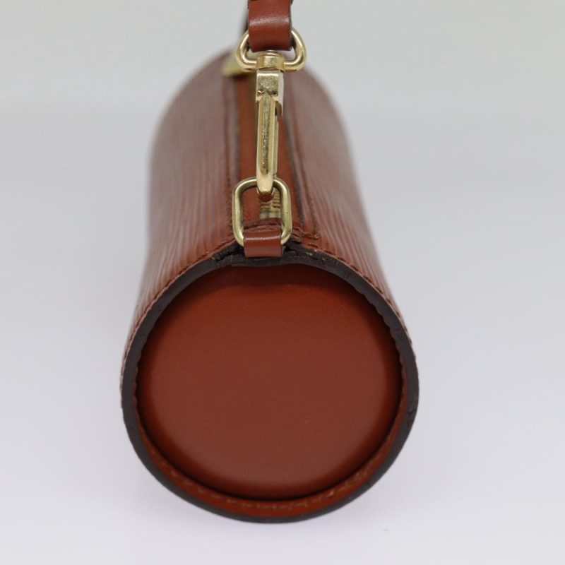 Louis Vuitton Epi Soufflot Pouch Brown  yk14808 - Image 3