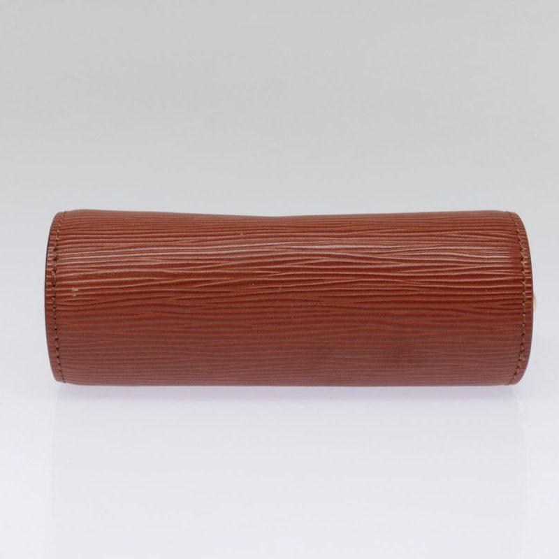 Louis Vuitton Epi Soufflot Pouch Brown  yk14808 - Image 5